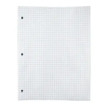 Five Star® Heavy Weight Refill Paper, Quad Ruled, 100 Sheets