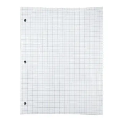 Five Star® Heavy Weight Refill Paper, Quad Ruled, 100 Sheets