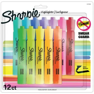 Sharpie Tank Highlighters, Chisel Tip, Assorted Colours