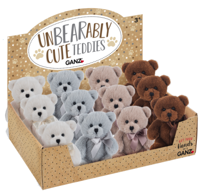 4"UNBEARABLY CUTE TEDDY