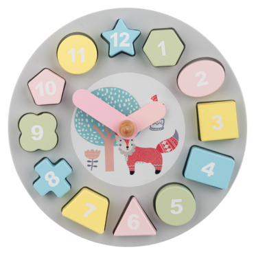 8.5" BLOCK CLOCK