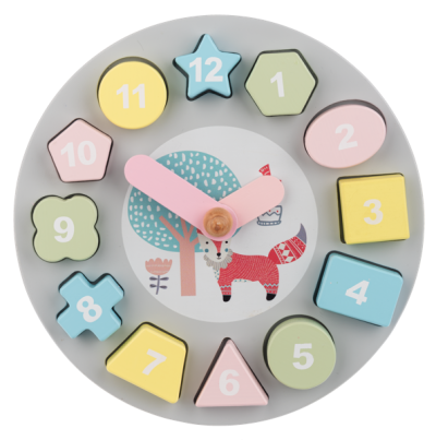 8.5" BLOCK CLOCK
