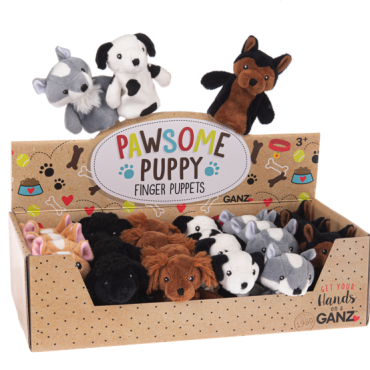 3.5"PAW DOG FNGR PUPT