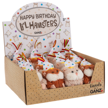 3.5" BIRTHDAY HAMSTER