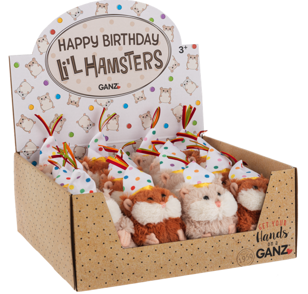 3.5" BIRTHDAY HAMSTER
