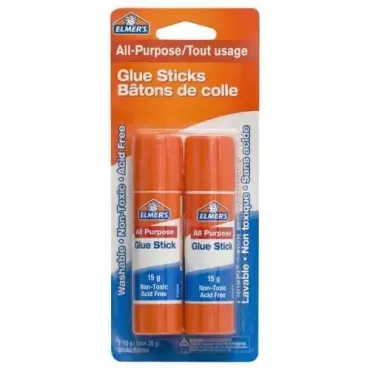 Elmer's All-Purpose Glue Sticks,15 g, 2 Count