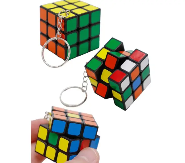 Mini Magic Cube Key Chain