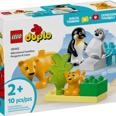 Wild Animal Families: Penguins & Lions