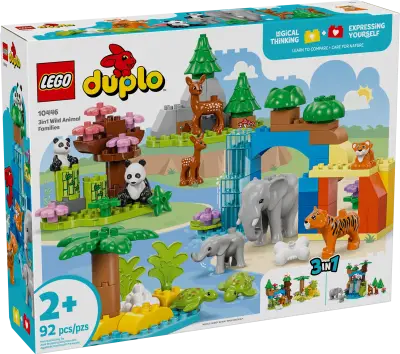 LEGO DUPLO Town 3in1 Wild Animal Families