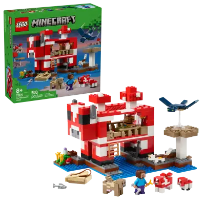 LEGO Minecraft Mushroom House