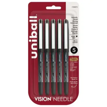uniball™ Micro Point 0.5mm Blk 5 Pack