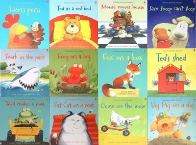 Usborne Phonics Readers 12 Books Set - Image 3