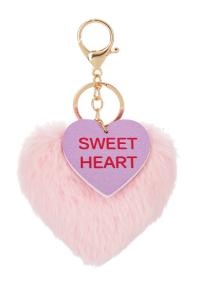 Fluffy Heart Keychains - Image 4