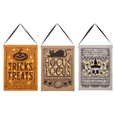 LED Halloween Wall Decor Canvas