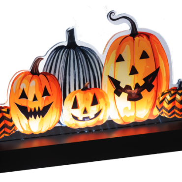 LED Light Up Jack-O-Lanterns