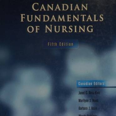 Canadian Fundamentals of Nursing