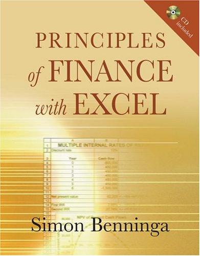 Principles of finance with Excel