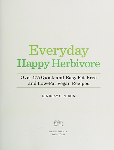 Everyday happy herbivore