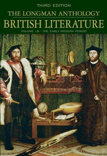 The Longman Anthology of British Literature, Volume 1B