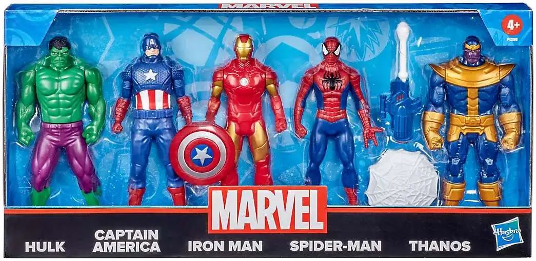 Hasbro Pack-of-6 Marvel Action Figures