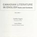 Canadian literature in English